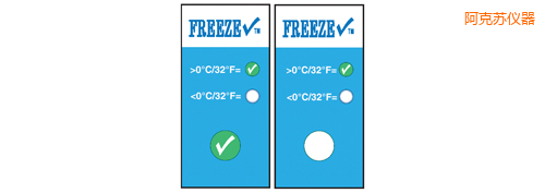 阿克蘇溫度指示標簽 冷凍檢查 Thermolabels