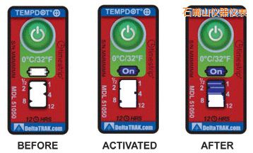 石嘴山溫度指示標(biāo)簽 累計(jì)上升時(shí)間/溫度的標(biāo)簽