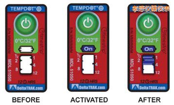 孝感溫度指示標(biāo)簽 累計上升時間/溫度的標(biāo)簽