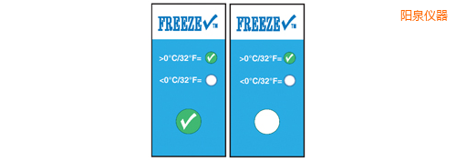 陽(yáng)泉溫度指示標(biāo)簽 冷凍檢查 Thermolabels