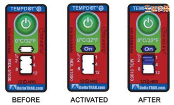 玉溪溫度指示標(biāo)簽 累計(jì)上升時(shí)間/溫度的標(biāo)簽