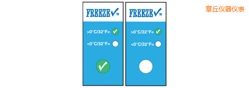 章丘溫度指示標(biāo)簽 冷凍檢查 Thermolabels