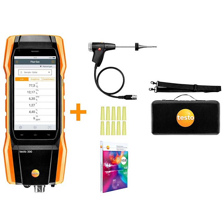 testo300煙氣分析儀通用型工業(yè)款套裝1